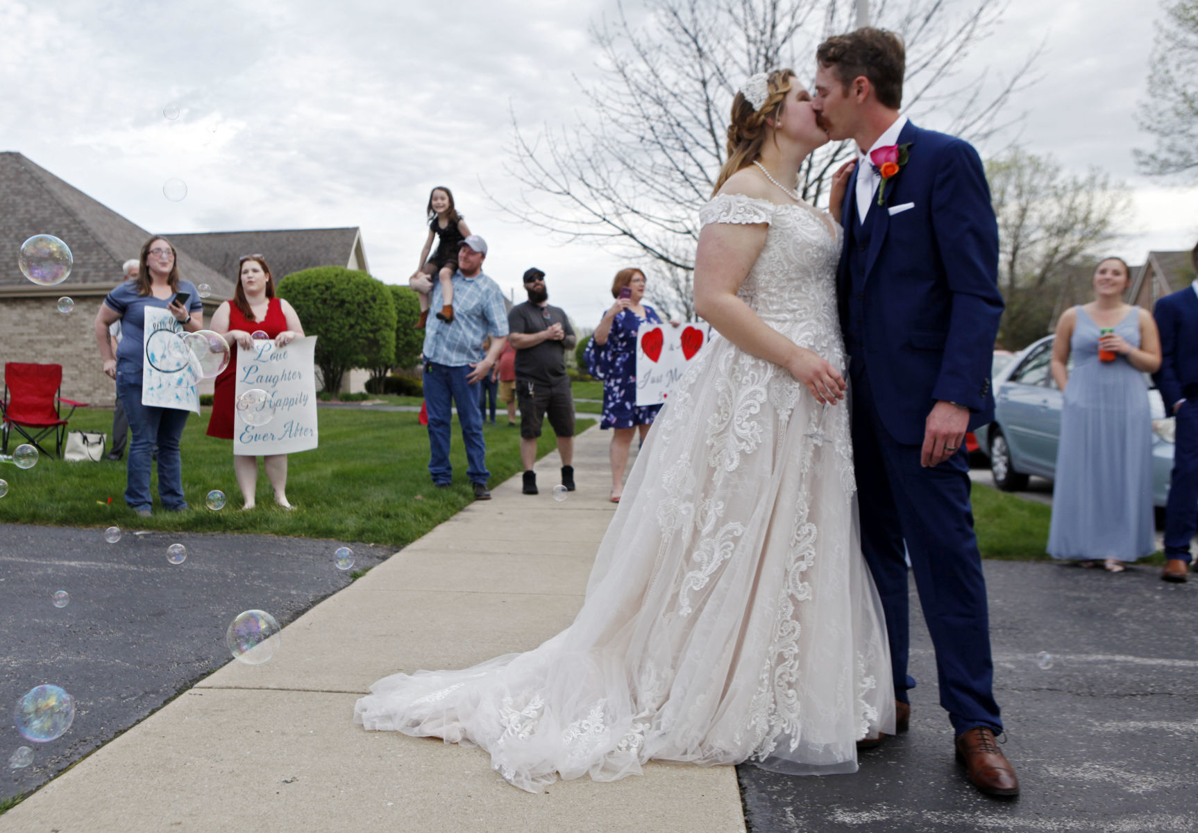 Mike De Young and Katie Dobis tie the knot